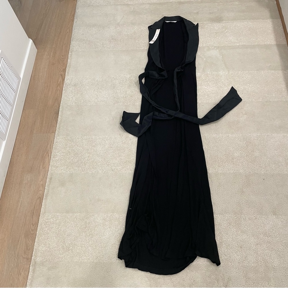 DIANE VON FURSTENBERG Women's Tuxedo Gown Size 8 In Black
